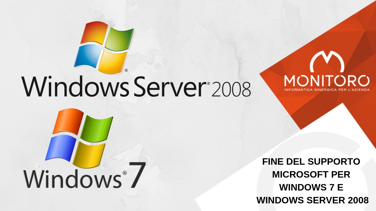 FINE DEL SUPPORTO per Windows 7 e Windows Server 2008