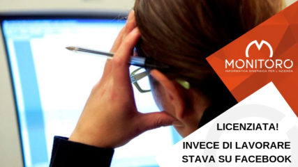 Invece di lavorare stava su Facebook – Segretaria di Brescia licenziata!