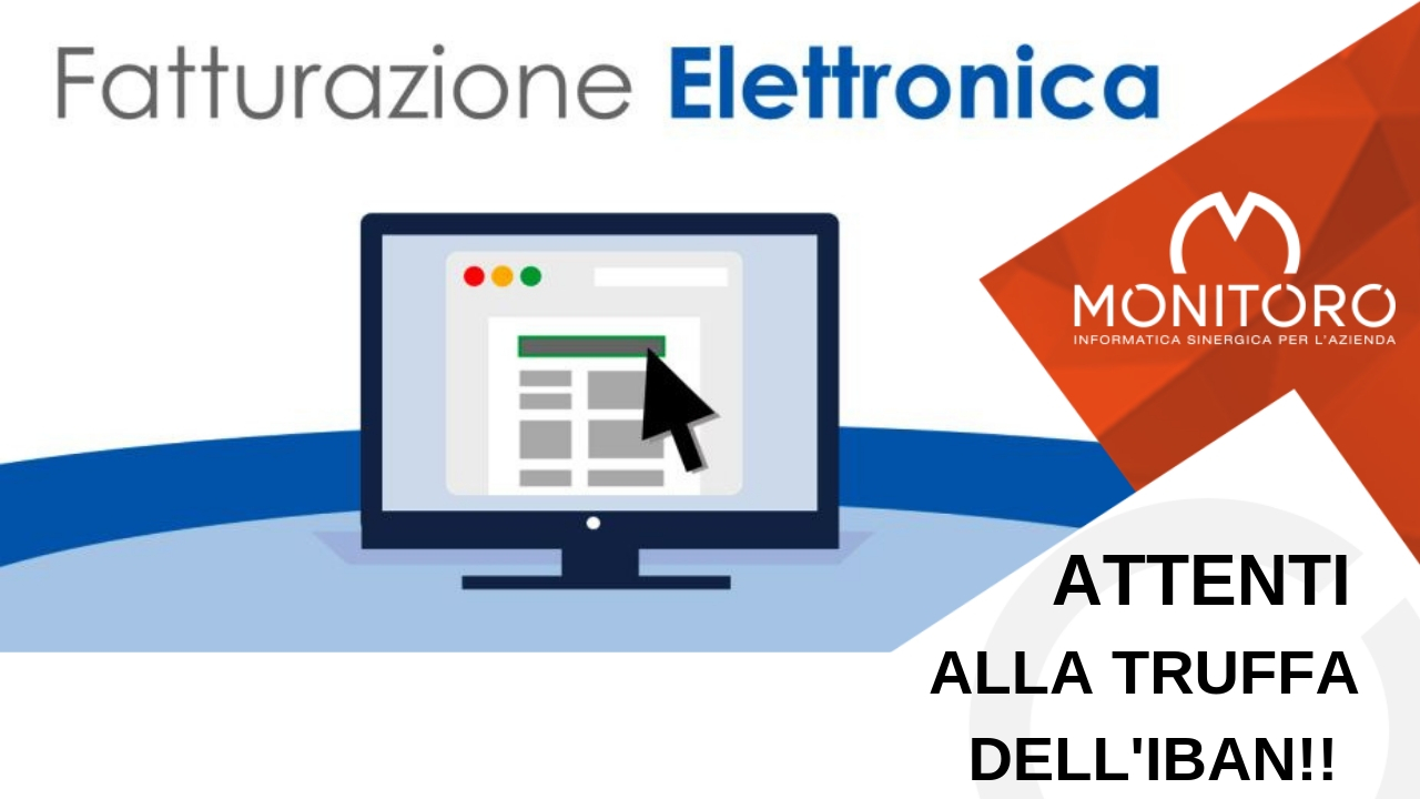 Fattura elettronica, attenti alla truffa dell’iban!