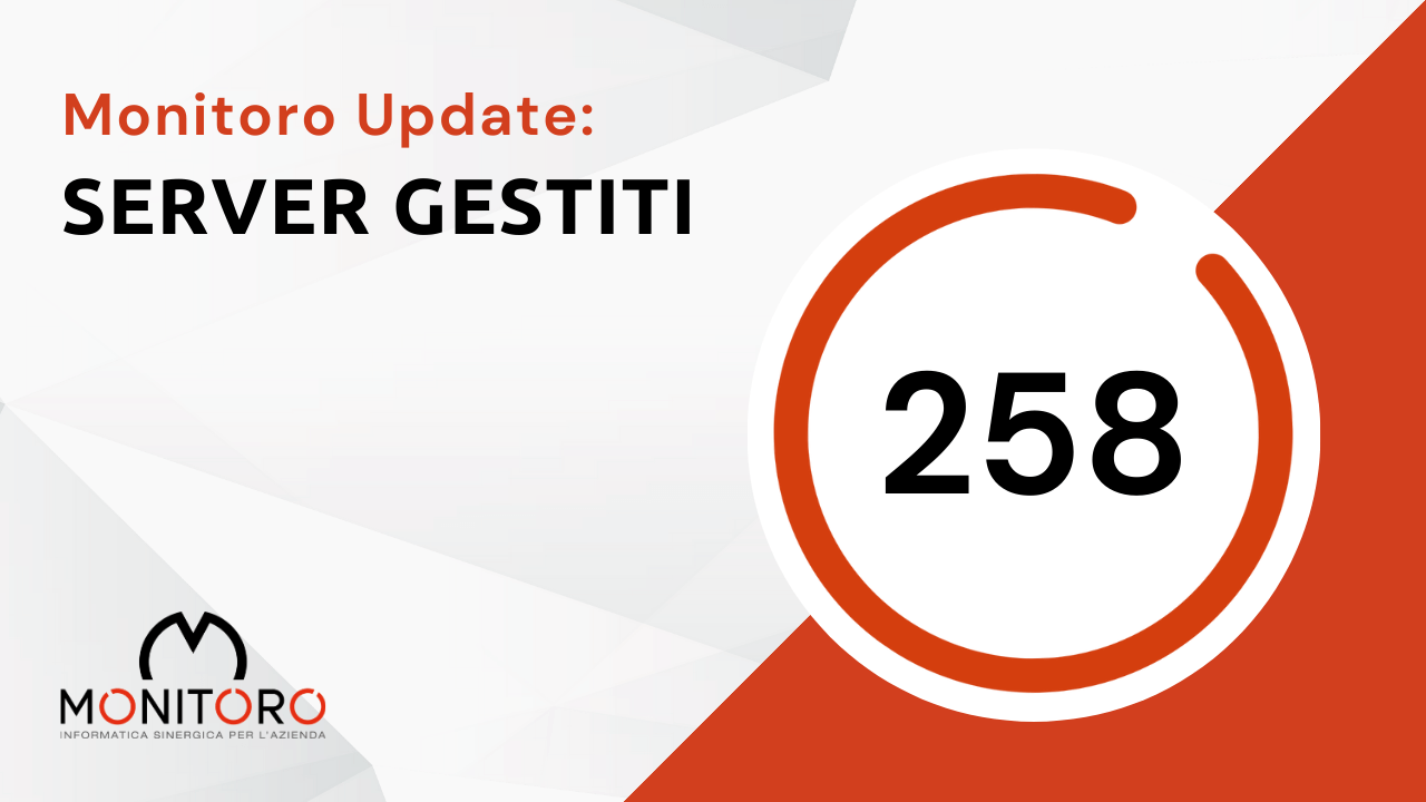 Monitoro update: raggiunti 258 server gestiti