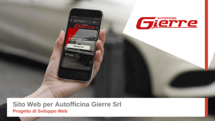 Sito Web per Autofficina Gierre Srl